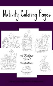 Learning the fruits of the spirit is a great way to encourage character building. Nativity Coloring Pages Messy Little Monster