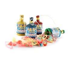 Party poppers are sold in sets of 5 and are filled with seed paper confetti, a fake mustache and fake tattoo. Schorin Company Pull String Confetti Party Poppers 12 Pkg Schorin Company