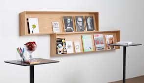 Presentoir Mural Bois Design Karl Andersson Wood Wall Shelve Design Brochure Display Salle D Attente Signaletique Exterieure Presentoir