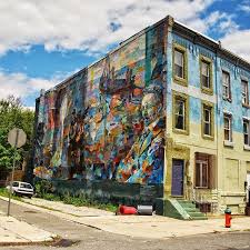 A Mural In Brewerytown In Philadelphia This Afternoon Art House Muralarts Streetart Instagram Pictures Street Art Instagram Posts