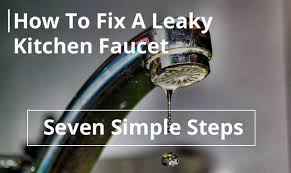 how to fix a leaky kitchen faucet in