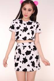 Maybe you would like to learn more about one of these? Holy Cow Pie 2 Piece Set Cow Outfits Cow Halloween Costume 90s Fashion Outfits