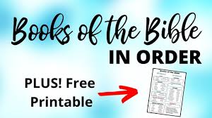All rights belong to their respective owners. The 66 Books Of The Bible In Order Plus Free Printable