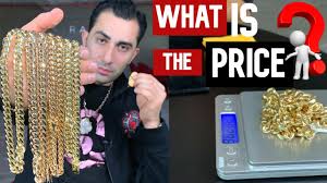 Check our current scrap gold prices in the table above if your items are marked as 10k gold, 14k gold, or 18k gold. Pricing Miami Cuban Chains In 10k 14k 18k At Today S Gold Price Youtube