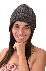 Hand Knitted Merino Wool Slouchy Beanie: Himalayan Winter Hat