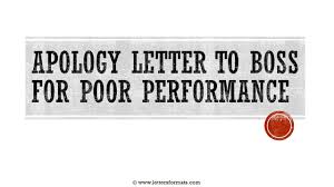 My father is now retired because he was not able to work after his limb amputation surgery and my mother is working as a teller in the local branch office of the bank. Apology Message By Letter Email To Boss For Poor Performance