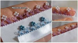 Tek Renk Yazmalara Incili Igne Oyasi Tarifi Nazarca Com Boncuk Yazma Baby Knitting Patterns