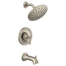 Brantford Brushed Nickel Posi Temp Tub Shower T2253epbn Shower Faucet Tub And Shower Faucets Shower Tub
