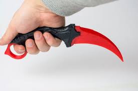 Karambit Cs Go 3d Printed Counter Strike Knife Crimson Skin Impresora 3d Impresora