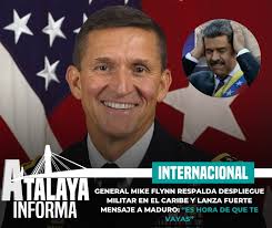 Tras el anuncio del presidente Donald Trump sobre el despliegue del  portaaviones Gerald R. Ford hacia el mar Caribe, el general Mike Flynn,  exasesor de Seguridad Nacional de EE. UU., respaldó públicamente