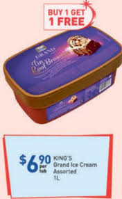 Memenangi sebuah drone dji spark dan aiskrim king's potong yang terbaru!!! 6 8 Mar 2020 Fairprice Buy 1 Get 1 Free King S Grand Ice Cream Promotion Sg Everydayonsales Com