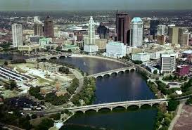 Columbus Ohio Skyline Con Imagenes Puentes Paises Estados Unidos