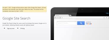 Google Site Search Is On The Way Out Now What