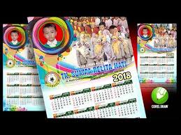 Baik untuk keperluan pekerjaan maupun mengelola aktivitas harian, kalender praktis dapat membantu anda. Desain Kalender 2018 Taman Kanak Kanak Youtube