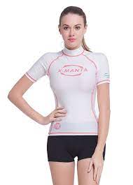 Women Short Sleeve Rashguard Surf Rash Guard Tops Swimming Shirts Upf 50 Swim Shirts Surf Rashguard Athletic Tank Tops