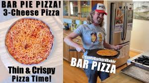 Dough should form a ball and will be slightly sticky. 3 Cheese Bar Pie Pizza Thin Crispy Homemade Pizza Youtube