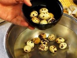 How to boil and peel quail eggs best? How To Boil Easy Peel Quail Eggs Recipe By Cookpad Japan Recipe Quail Recipes Quail Eggs Recipe Egg Recipes