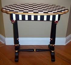 Uniquely Chic Furniture Mackenzie Childs Style Painted Furniture Furniture Restoration Whimsical Painted Furniture