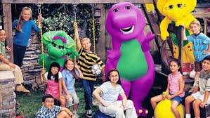 The series focused on a purple tyrannosaurus rex named barney, and a group of kids known as the backyard gang, and the adventures they take, through their imaginations. 6 Celebrities You Had No Idea Were On Barney Friends