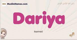 Download maksud nama bayi dalam islam 2.0 apk. Dariya Meaning Of The Muslim Baby Name Dariya