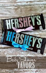 Diy Baby Shower Favors Hershey S Chocolate Bars Crafty Morning