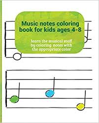 Gingerbread man coloring page free printable. Music Notes Coloring Book For Kids Ages 4 8 Learn The Musical Staff By Coloring Notes With The Appropriate Color The Musical Staff For Kids Books Cookd Chef Home 9798682474806 Amazon Com Books