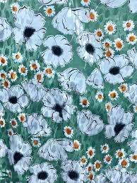 Sleeveless top in jacquard viscose and cupro blend with floral pattern, v neckline and armhole trimmed in lace. Large Floral Polyester Jacquard Fabric For Dressmaking Bodikian Textiles