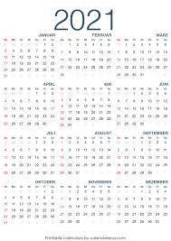 Drucken oder laden sie unseren kalender 2021 mit feiertagen in den formaten pdf oder png. Jahreskalender 2021 Kalender Leerer Kalender Jahreskalender
