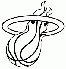 The miami heat are an american professional basketball team based in miami. Pic Of Miami Heat Logo Coloring Home