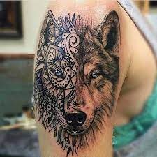 Tribal Wolf Tattoo Kurt Dovmeleri Dovme Eslesen Dovmeler