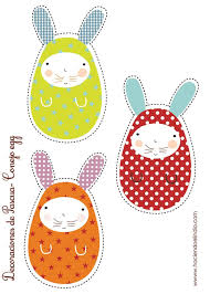 Conejos De Pascua Para Imprimir Manualidades Pascua Decoideas Net