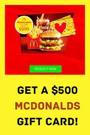 Click the center again to restore the ui. Win A 500 Mcdonald S Gift Card Mcdonalds Gift Card Free Mcdonalds Mcdonalds