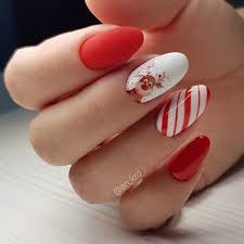 65 Best Christmas Nail Art Ideas For 2020 For Creative Juice Santa claus nails for by.