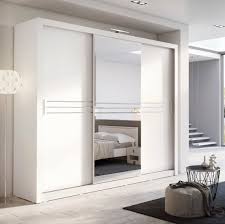 We now upgrade all standard doors to higher specification tracks, wheels and soft close if required. Havana 250cm 3 Sliding Door Wardrobe In White Arthauss Furniture