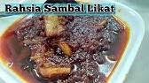 Jika menggunakan abu jang, sukatannya. Malaysian Food Squid Sambal Sambal Sotong Kembang Youtube