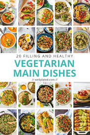 These are the healthy dinner ideas you'll want to make tonight. 20 Healthy Vegetarian Dinner Recipes