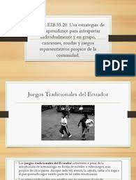 Los juegos tradicionales son aquellos que no requieren el uso de instrumentos especializados sino de elementos que se. Juegos Tradicionales 1 1 Pdf Ecuador Ocio