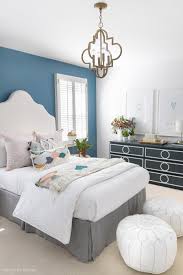 Light to dark variations of grey works well too. My Boho Chic Bedroom Makeover Reveal Driven By Decor