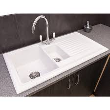 Make sure this fits by entering your model number. Reginox Reversible Ceramic Kitchen Sink Drainer 1 5 Bowl White