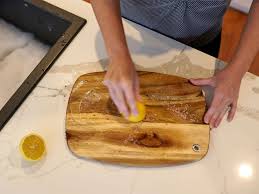 Removing stains from a wood cutting board follows a similar process, but with an added ingredient. How To Clean Chopping Boards In 3 Different Ways Realestate Com Au