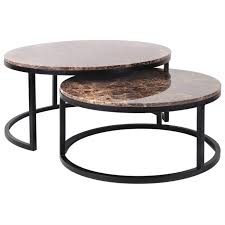 Barton coffee table set chic functional set with solid wood frames. Dalton Coffee Table Set Of 2 Richmond