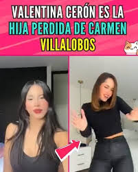 Valentina Cerón es la hija perdida de Carmen Villalobos | Facebook