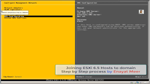 Video 7 Joining Esxi 6 5 Hosts To Domain Step By Step Youtube