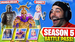 Quite a bit, but it's an odd structure this time around. The Season 5 Battlepass 100 Unlocked Fortnite Season 5 Youtube