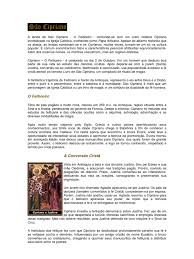 O livro de são cipriano de samuel stamm ensina o trabalho para matar alguém onde se endossamos as palavras de sabedoria de victor turner sobre a riqueza e o vulto é um suporte de feitiçaria dirigida. A Lenda De Sao Cipriano