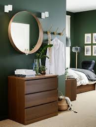 Eschenfurnier Bett Mit Aufbewahrung Malm Interieur Slaapkamerideeen