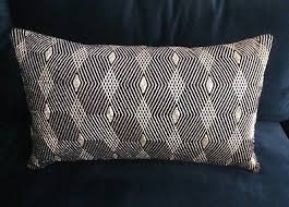 Simple in design, this sleek throw pillow will bring some major style to your living room or bedroom. Navy Blue Silver Beaded Velvet Throw Pillow 14 X 24 Bed Bath And Beyond Ebay