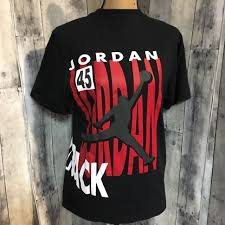 Black And Red Jordan Shirt Mens Michael Jordan I M Back 45 Air Jordan Brand Black Shirt Mens Size Xl Nwt New Ebay Black Shirt Mens Shirts Shirts