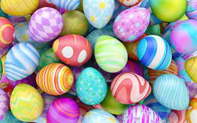 Download Wallpapers Easter Eggs Colored Eggs Easter Besthqwallpapers Com Coloring Easter Eggs Easter Activities Easter Egg Coloring Pages