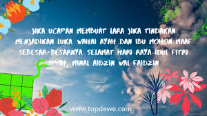 Oleh karena itu dalam penulisan surat permohonan harus disesuaikan dengan karakteristik dan syarat yang telah ditentukan. Ucapan Lebaran Untuk Permohonan Maaf Kepada Orang Tua Topdewe Com